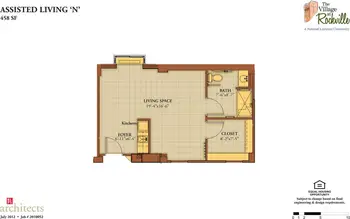 Floorplan of The Village at Rockville, Assisted Living, Nursing Home, Independent Living, CCRC, Rockville, MD 8