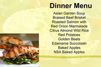 Dining menu of The Sequoias San Francisco, Assisted Living, Nursing Home, Independent Living, CCRC, San Francisco, CA 2