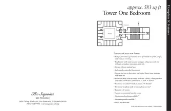 Floorplan of The Sequoias San Francisco, Assisted Living, Nursing Home, Independent Living, CCRC, San Francisco, CA 5