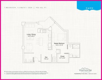 Floorplan of Viamonte Living, Assisted Living, Nursing Home, Independent Living, CCRC, Walnut Creek, CA 3