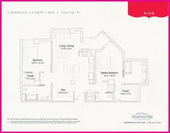 Floorplan of Viamonte Living, Assisted Living, Nursing Home, Independent Living, CCRC, Walnut Creek, CA 17