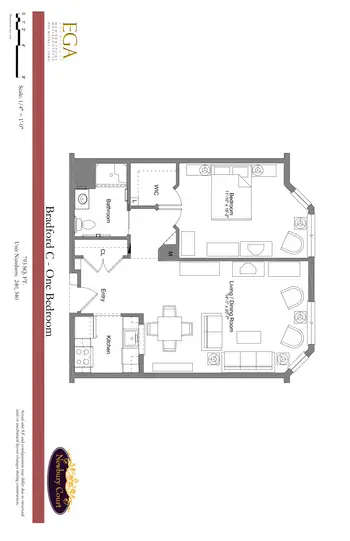 Floorplan of Newbury Court, Assisted Living, Nursing Home, Independent Living, CCRC, Concord, MA 2