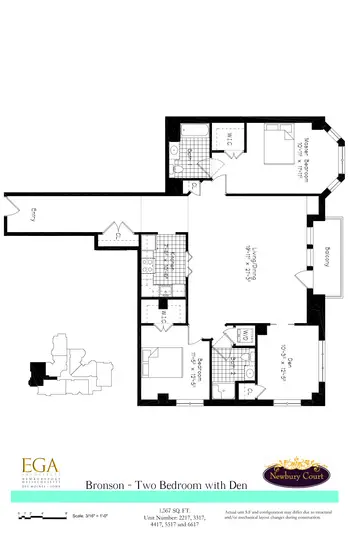 Floorplan of Newbury Court, Assisted Living, Nursing Home, Independent Living, CCRC, Concord, MA 3