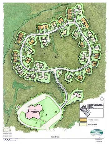 Campus Map of Wesley Woods, Assisted Living, Nursing Home, Independent Living, CCRC, Gilford, NH 1
