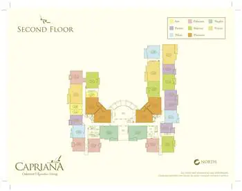Campus Map of Oakmont of Capriana, Assisted Living, Nursing Home, Independent Living, CCRC, Brea, CA 6