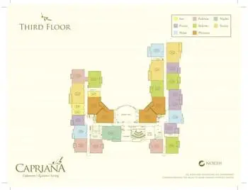 Campus Map of Oakmont of Capriana, Assisted Living, Nursing Home, Independent Living, CCRC, Brea, CA 8