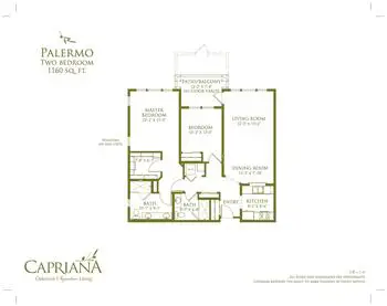 Floorplan of Oakmont of Capriana, Assisted Living, Nursing Home, Independent Living, CCRC, Brea, CA 17
