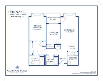 Floorplan of Oakmont of Cardinal Point, Assisted Living, Nursing Home, Independent Living, CCRC, Alameda, CA 8