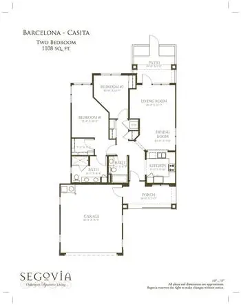 Floorplan of Oakmont of Segovia, Assisted Living, Nursing Home, Independent Living, CCRC, Palm Desert, CA 5