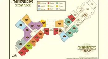 Campus Map of Fountaingrove Lodge, Assisted Living, Nursing Home, Independent Living, CCRC, Santa Rosa, CA 3