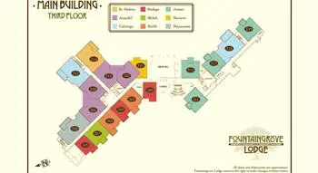 Campus Map of Fountaingrove Lodge, Assisted Living, Nursing Home, Independent Living, CCRC, Santa Rosa, CA 4
