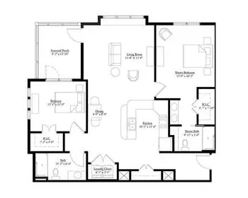 Floorplan of Oakwood Village Prairie Ridge , Assisted Living, Nursing Home, Independent Living, CCRC, Madison, WI 10