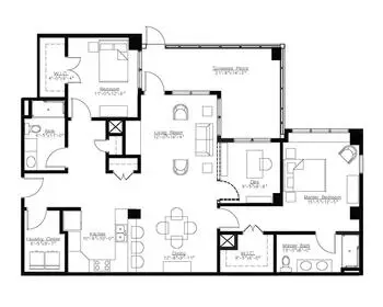 Floorplan of Oakwood Village Prairie Ridge , Assisted Living, Nursing Home, Independent Living, CCRC, Madison, WI 15