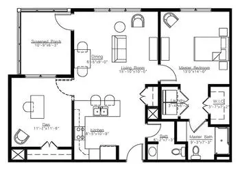 Floorplan of Oakwood Village Prairie Ridge , Assisted Living, Nursing Home, Independent Living, CCRC, Madison, WI 18