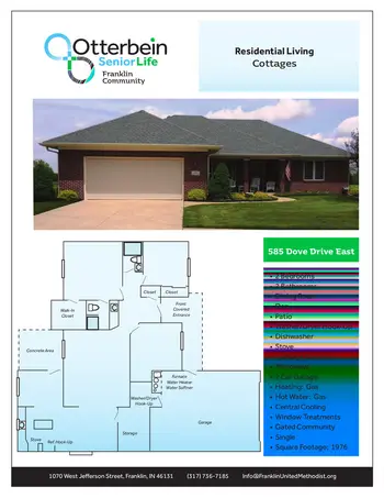 Floorplan of Otterbein Franklin, Assisted Living, Nursing Home, Independent Living, CCRC, Franklin, IN 10