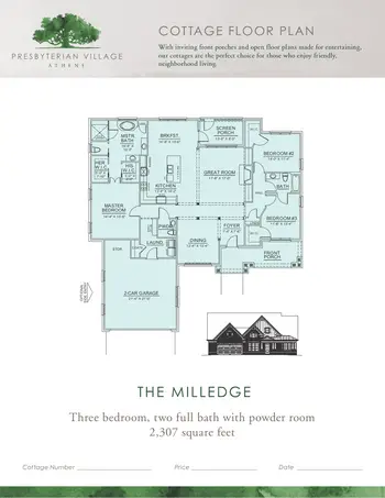 Floorplan of Presbyterian Village Athens, Assisted Living, Nursing Home, Independent Living, CCRC, Watkinsville, GA 5
