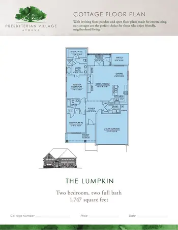 Floorplan of Presbyterian Village Athens, Assisted Living, Nursing Home, Independent Living, CCRC, Watkinsville, GA 4