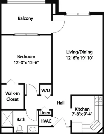 Floorplan of Cedarfield, Assisted Living, Nursing Home, Independent Living, CCRC, Richmond, VA 3