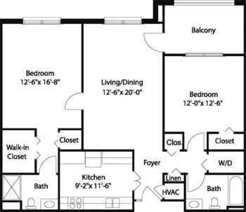 Floorplan of Cedarfield, Assisted Living, Nursing Home, Independent Living, CCRC, Richmond, VA 11