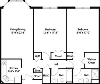 Floorplan of Cedarfield, Assisted Living, Nursing Home, Independent Living, CCRC, Richmond, VA 13