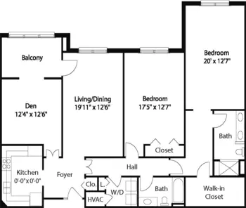 Floorplan of Cedarfield, Assisted Living, Nursing Home, Independent Living, CCRC, Richmond, VA 17