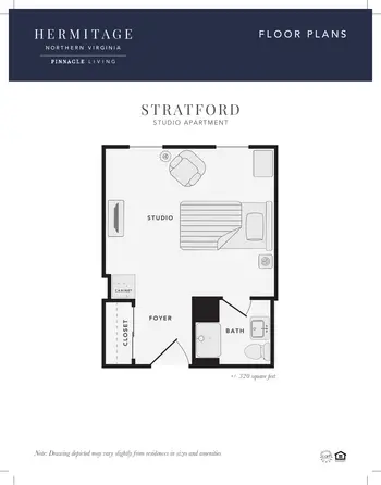 Floorplan of Hermitage Northern Virginia, Assisted Living, Nursing Home, Independent Living, CCRC, Alexandria, VA 7