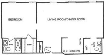 Floorplan of Hermitage Northern Virginia, Assisted Living, Nursing Home, Independent Living, CCRC, Alexandria, VA 14