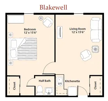 Floorplan of Hermitage Richmond, Assisted Living, Nursing Home, Independent Living, CCRC, Richmond, VA 4