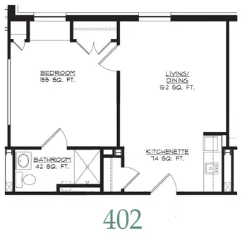 Floorplan of Hermitage Richmond, Assisted Living, Nursing Home, Independent Living, CCRC, Richmond, VA 6