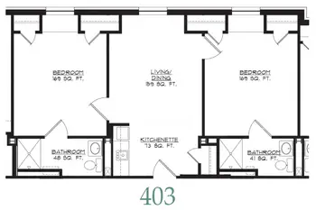 Floorplan of Hermitage Richmond, Assisted Living, Nursing Home, Independent Living, CCRC, Richmond, VA 7