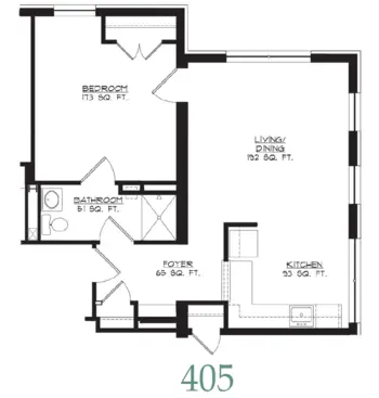 Floorplan of Hermitage Richmond, Assisted Living, Nursing Home, Independent Living, CCRC, Richmond, VA 9