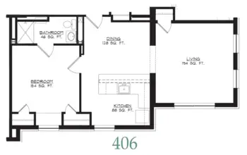 Floorplan of Hermitage Richmond, Assisted Living, Nursing Home, Independent Living, CCRC, Richmond, VA 10