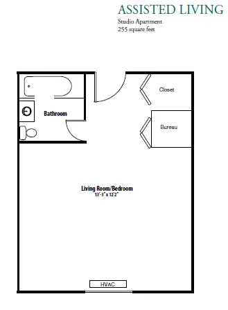 Floorplan of Hermitage Roanoke, Assisted Living, Nursing Home, Independent Living, CCRC, Roanoke, VA 7