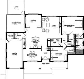 Floorplan of River Landing, Assisted Living, Nursing Home, Independent Living, CCRC, Colfax, NC 13