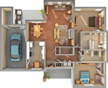 Floorplan of River Landing, Assisted Living, Nursing Home, Independent Living, CCRC, Colfax, NC 18