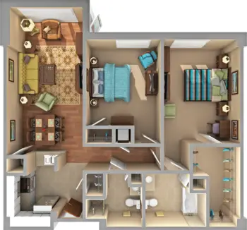 Floorplan of River Landing, Assisted Living, Nursing Home, Independent Living, CCRC, Colfax, NC 20