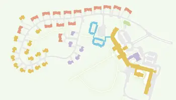 Campus Map of Scotia Village, Assisted Living, Nursing Home, Independent Living, CCRC, Laurinburg, NC 2