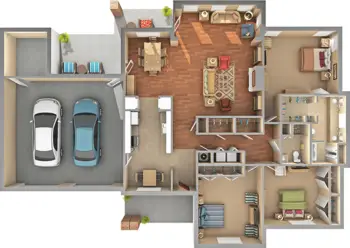 Floorplan of Scotia Village, Assisted Living, Nursing Home, Independent Living, CCRC, Laurinburg, NC 5