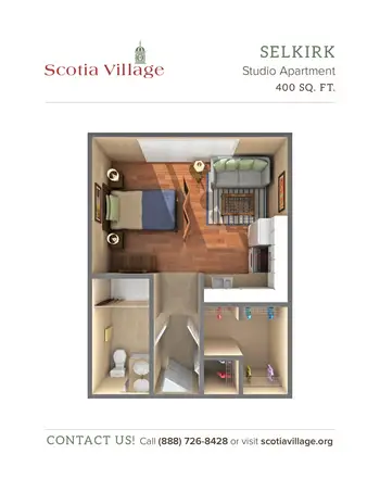 Floorplan of Scotia Village, Assisted Living, Nursing Home, Independent Living, CCRC, Laurinburg, NC 13
