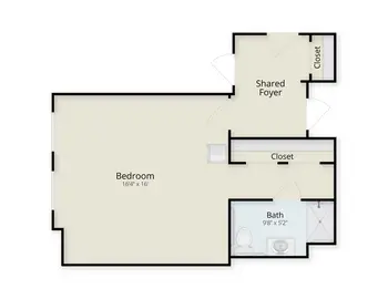 Floorplan of Spring Mill, Assisted Living, Nursing Home, Independent Living, CCRC, Lafayette Hill, PA 13