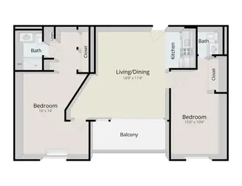 Floorplan of Rosemont, Assisted Living, Nursing Home, Independent Living, CCRC, Bryn Mawr, PA 18