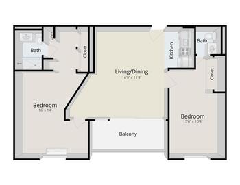 Floorplan of Rosemont, Assisted Living, Nursing Home, Independent Living, CCRC, Bryn Mawr, PA 19