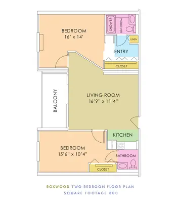 Floorplan of Rosemont, Assisted Living, Nursing Home, Independent Living, CCRC, Bryn Mawr, PA 4