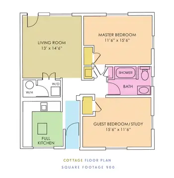 Floorplan of Rosemont, Assisted Living, Nursing Home, Independent Living, CCRC, Bryn Mawr, PA 8