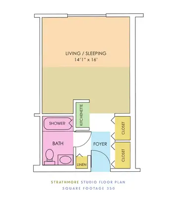 Floorplan of Rosemont, Assisted Living, Nursing Home, Independent Living, CCRC, Bryn Mawr, PA 10