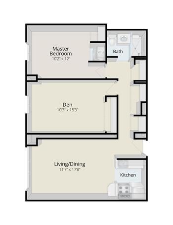 Floorplan of Rydal Park, Assisted Living, Nursing Home, Independent Living, CCRC, Rydal, PA 2