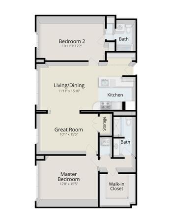 Floorplan of Rydal Park, Assisted Living, Nursing Home, Independent Living, CCRC, Rydal, PA 4