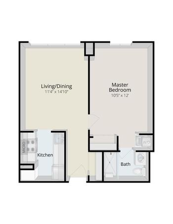 Floorplan of Rydal Park, Assisted Living, Nursing Home, Independent Living, CCRC, Rydal, PA 20