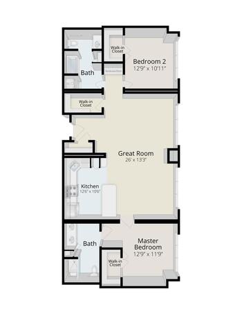 Floorplan of Rydal Park, Assisted Living, Nursing Home, Independent Living, CCRC, Rydal, PA 8
