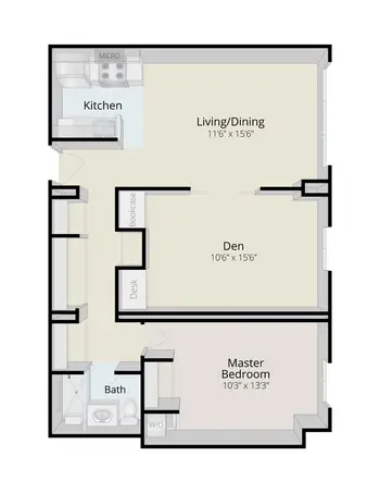 Floorplan of Rydal Park, Assisted Living, Nursing Home, Independent Living, CCRC, Rydal, PA 11